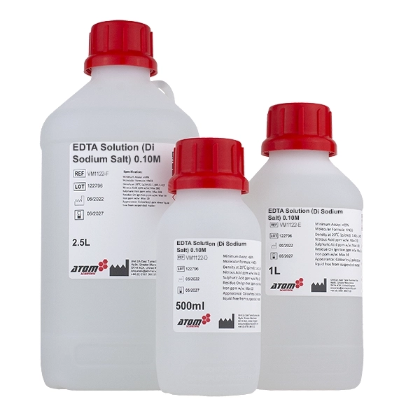 EDTA Solution (Di Sodium Salt) 0.10M