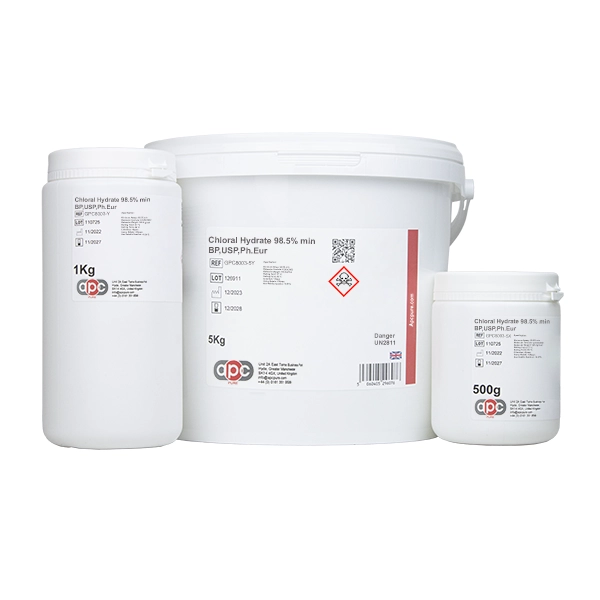 Chloral Hydrate 98.5% min BP,USP,Ph.Eur