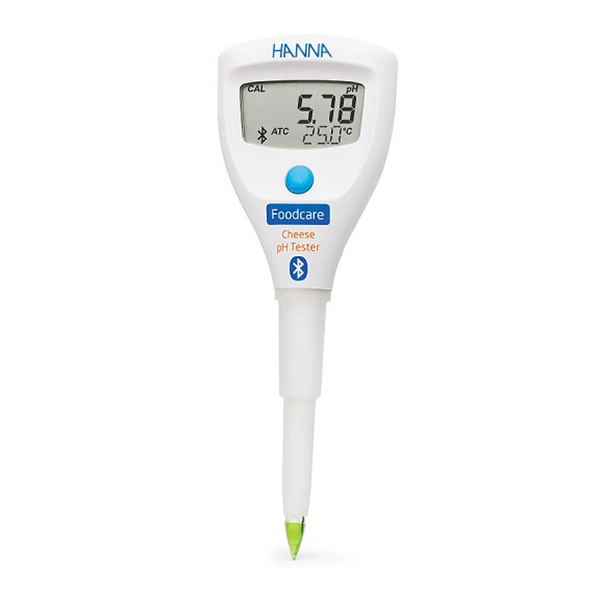 HALO2 Wireless pH Tester for Cheese with built-in specialized electrode