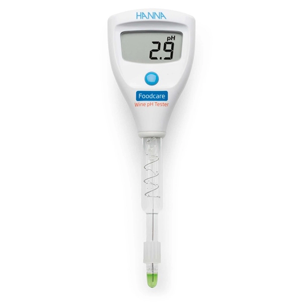 pH tester for wine testing
