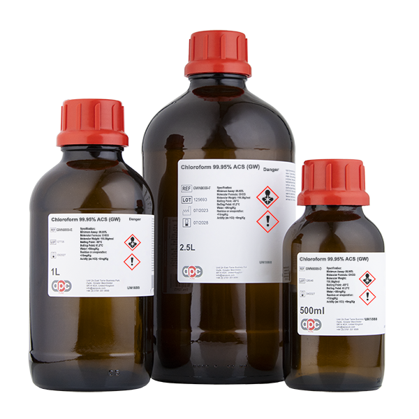 Chloroform 99.95% ACS (GW) Group Picture