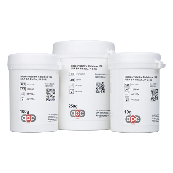 Microcrystalline Cellulose 102 USP, BP, Ph.Eur, JP, E460