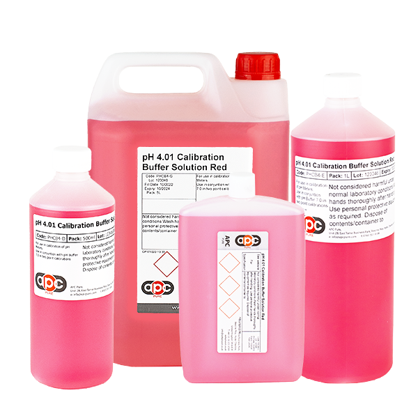 pH 4.01 Calibration Buffer Solution Red