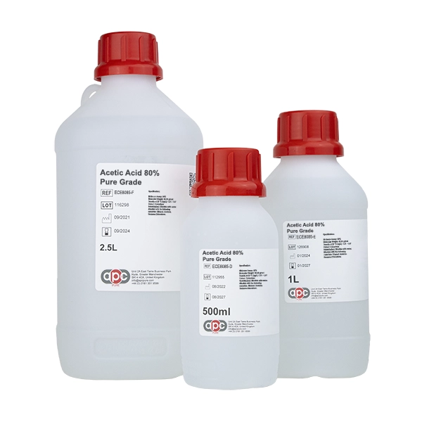 Acetic Acid 80% Pure Grade Group Picture